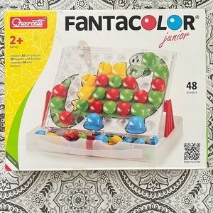Guerretti Fantacolor Junior Kids Learning Peg Mosaic - Red, Green, Yellow, Blue
